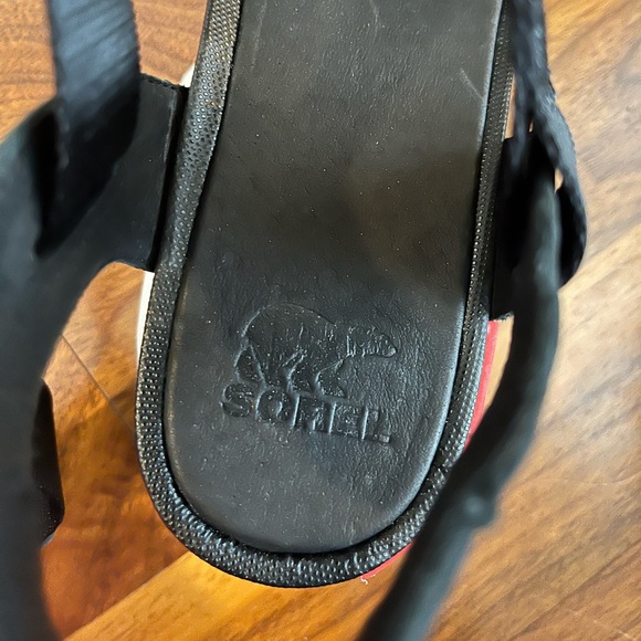 Sorel Women's Kinetic Leather Wedge Sport Sandals Size 9. 5, NEW - Picture 4 of 10